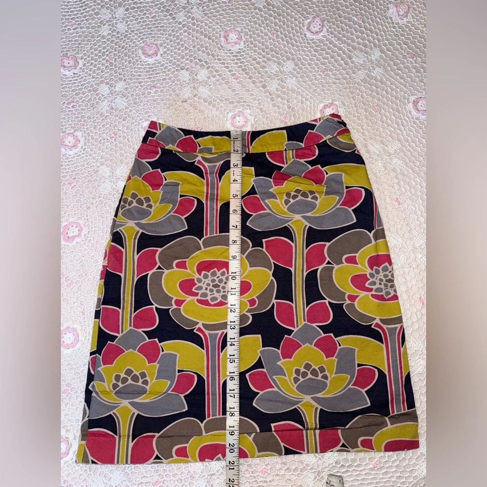 Boden A-Line Lotus Floral Skirt Size 4R